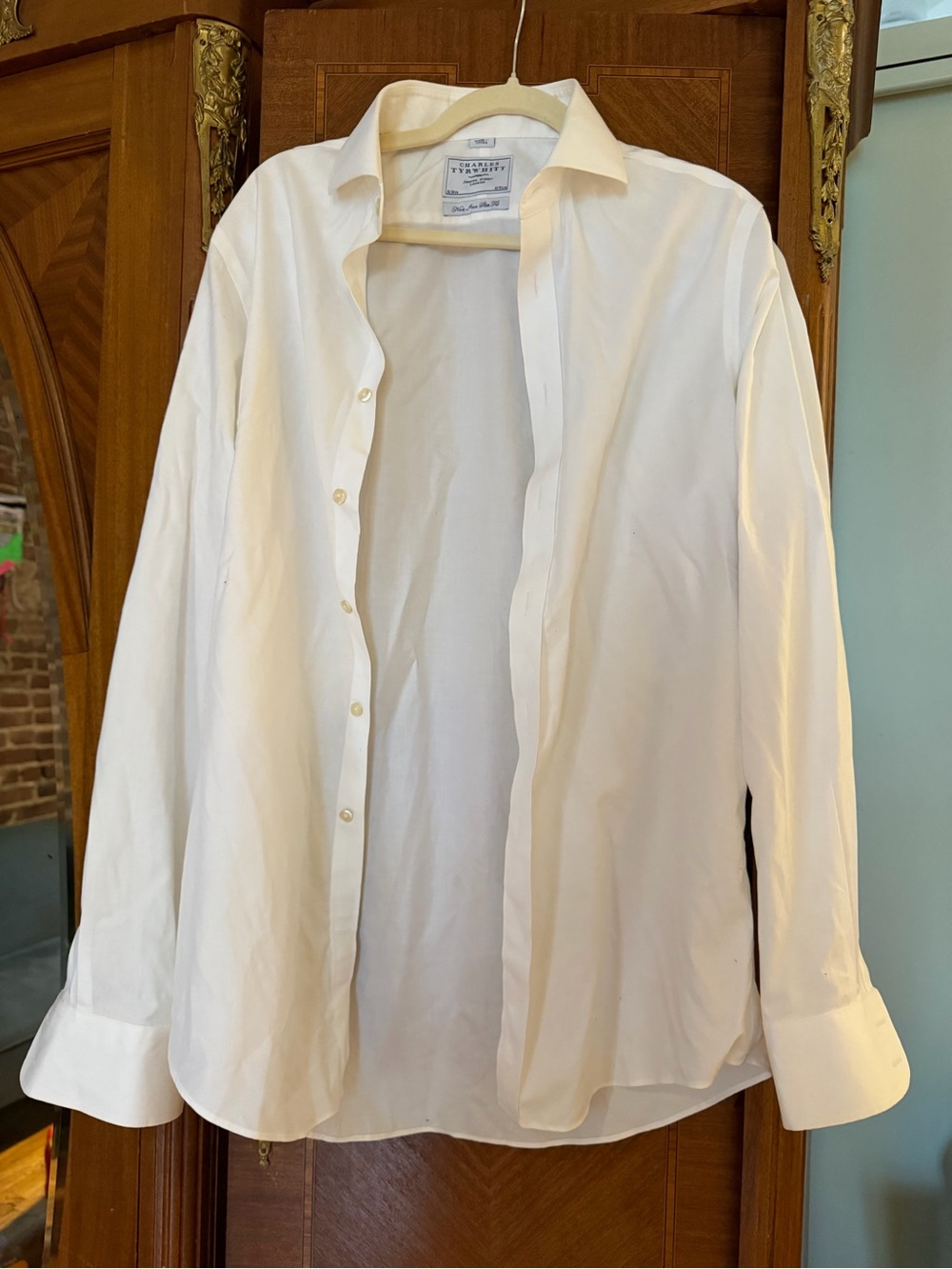 Charles Tyrwhitt White Men's Dress Shirt
